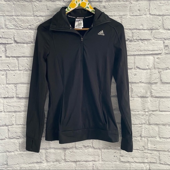 adidas Sweaters - Adidas Women's Black Pullover Sweatshirt Size Small